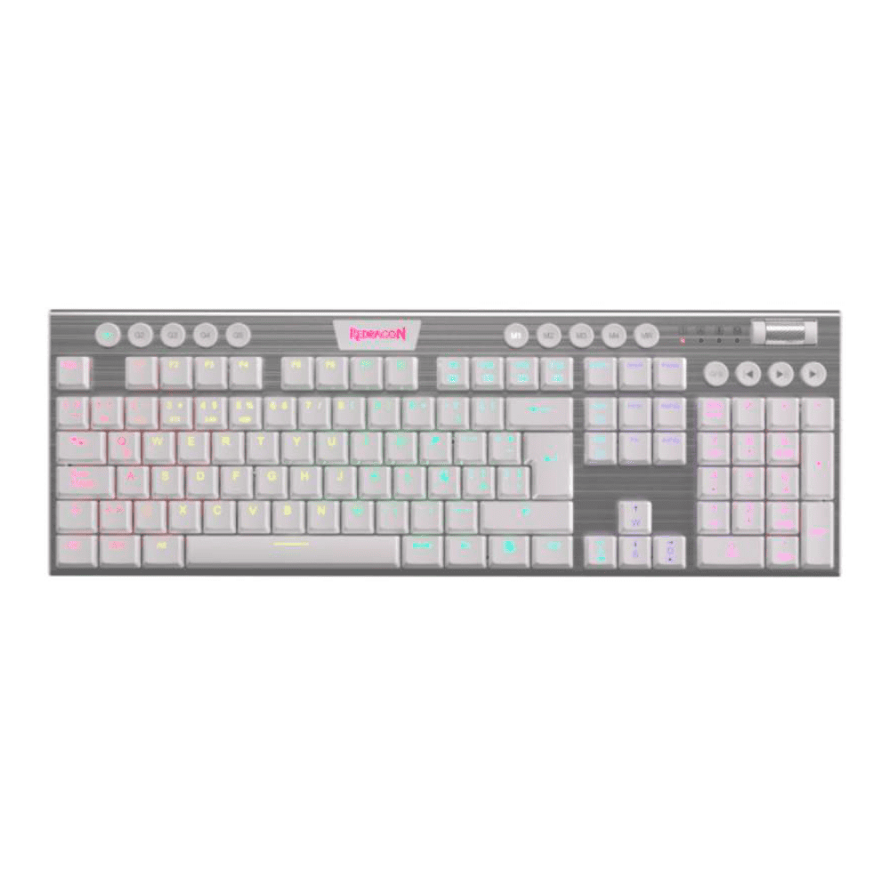 [SPE-20201] TECLADO REDRAGON K619W-RGB HORUS BLANCO SP-RED
