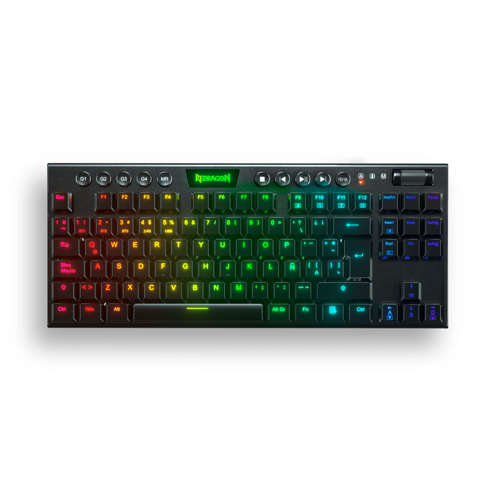 [SPE-20189] TECLADO REDRAGON K622 HORUS TKL RGB SP-RED NEGRO