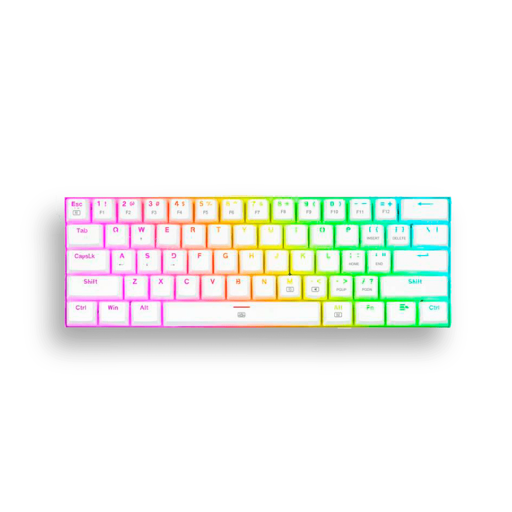 [SPE-20187] TECLADO REDRAGON K630W RGB DRAGONBORN BLANCO SW RED