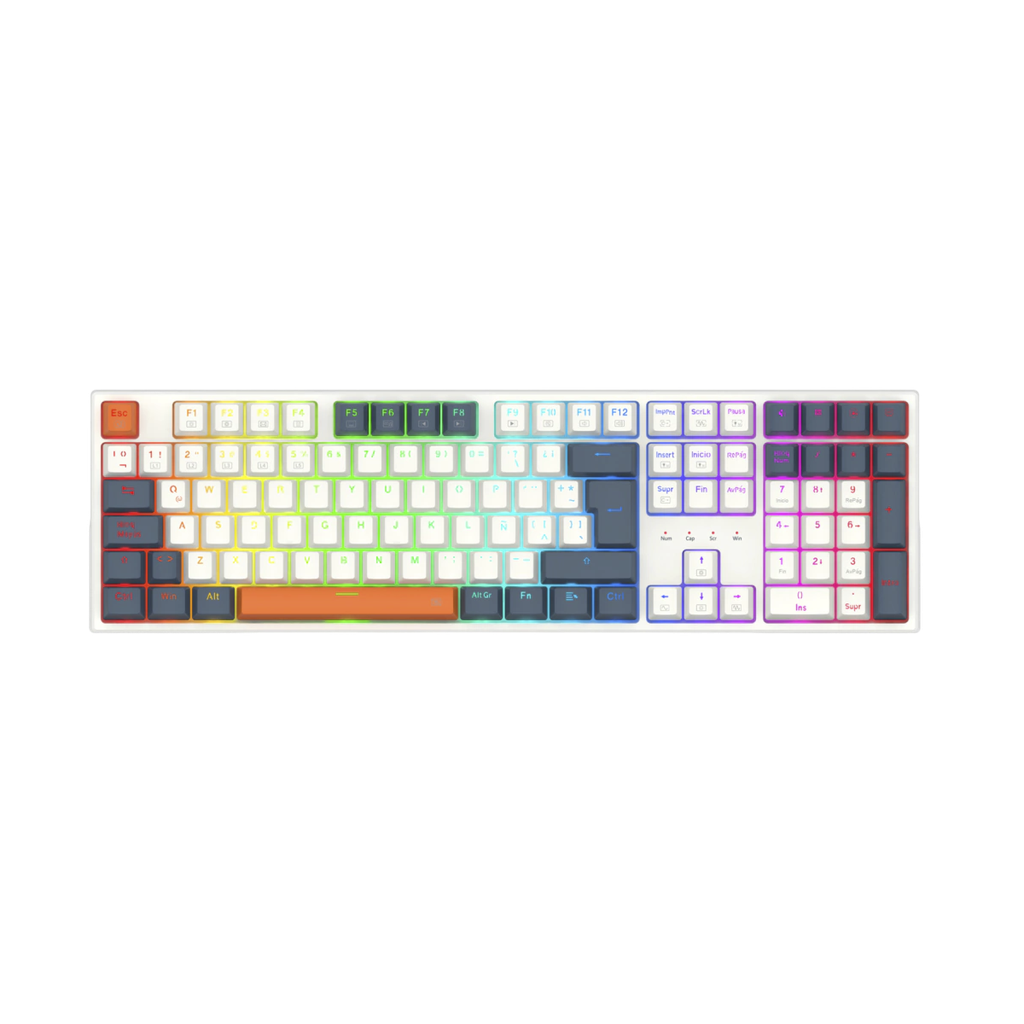 [SPE-20248] TECLADO REDRAGON K668 WBO TRUNDLE SP-RED RGB MECANICO