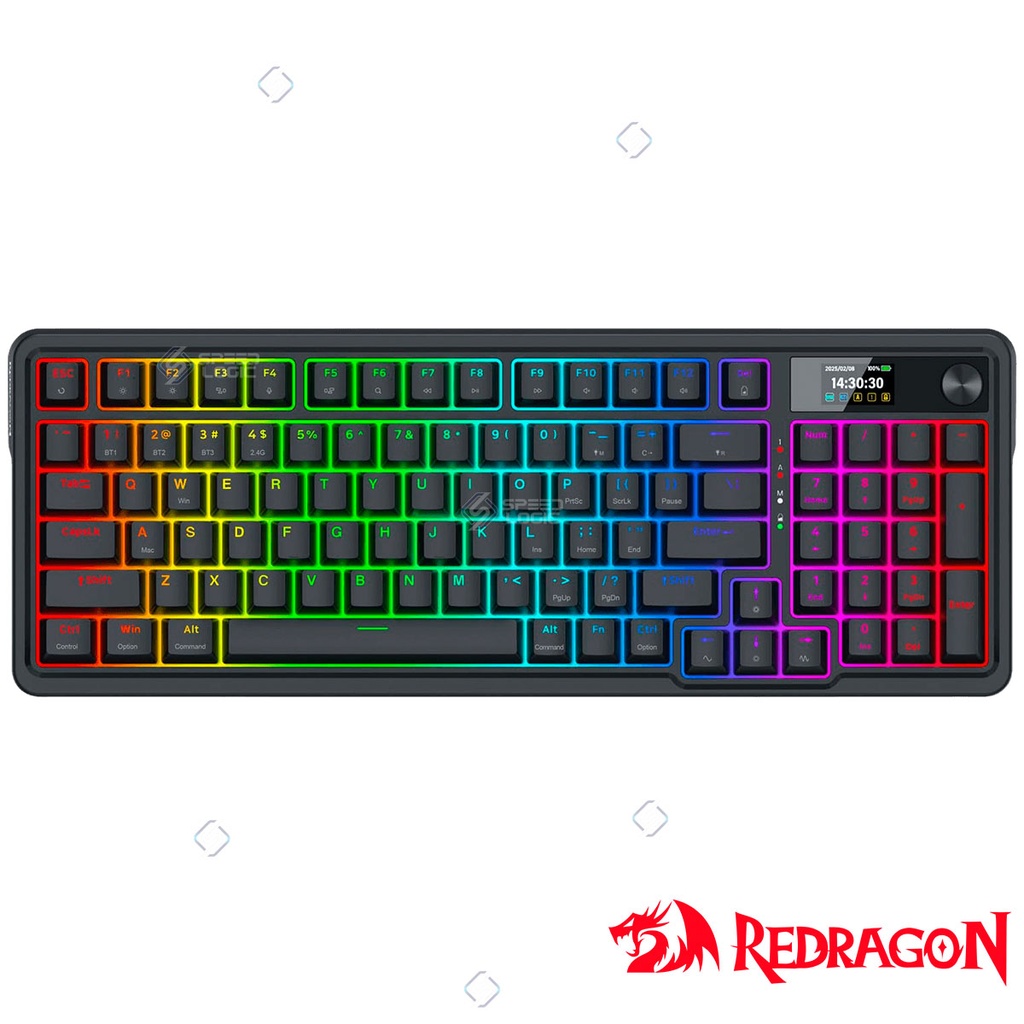 [SPE-20271] TECLADO REDRAGON K719 EISA LCD PRO RGB INALAMBRICO / USB-C
