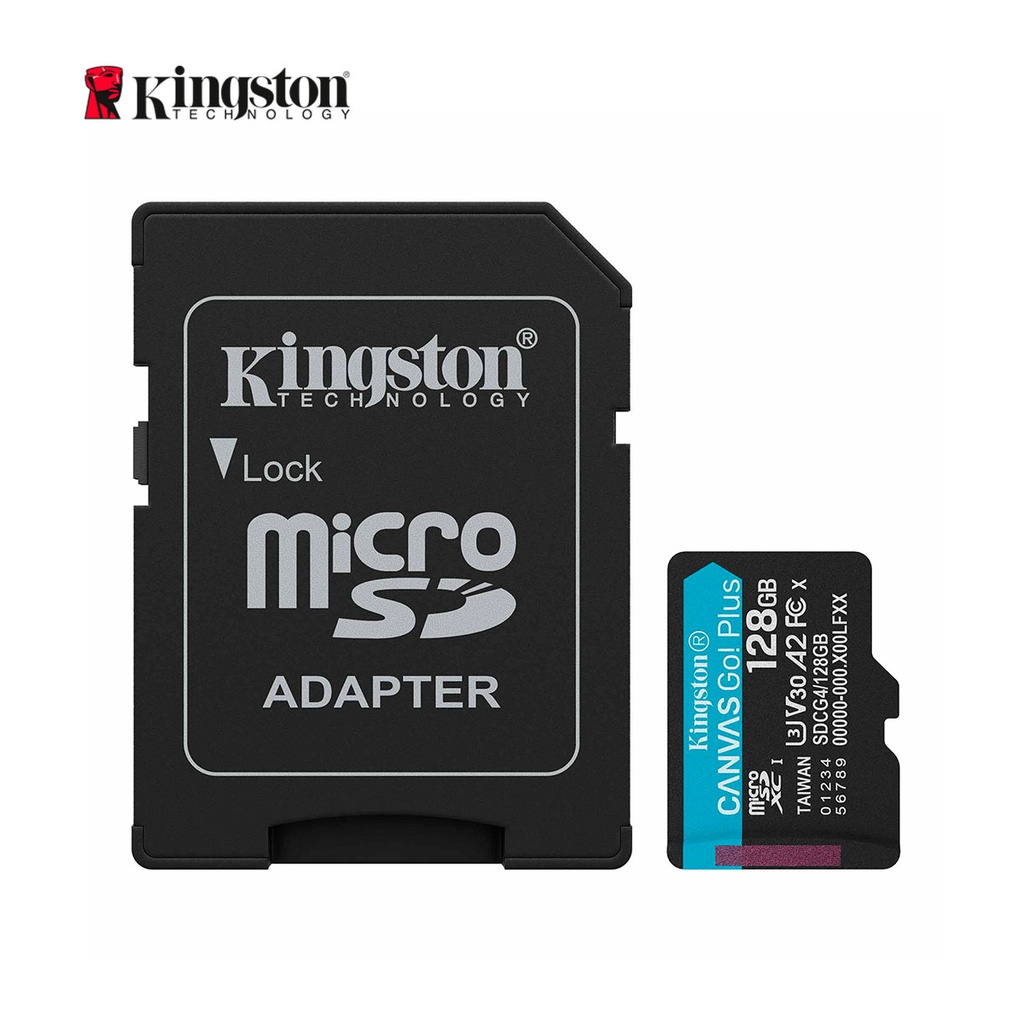 [SPE-25070] MICRO SD 128GB KINGSTON CANVAS GO 200MBS C10 4K