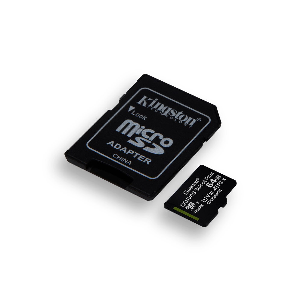 [SPE-25045] MICRO SD 64GB KINGSTON CLASE 10 CANVAS SELEC PLUS