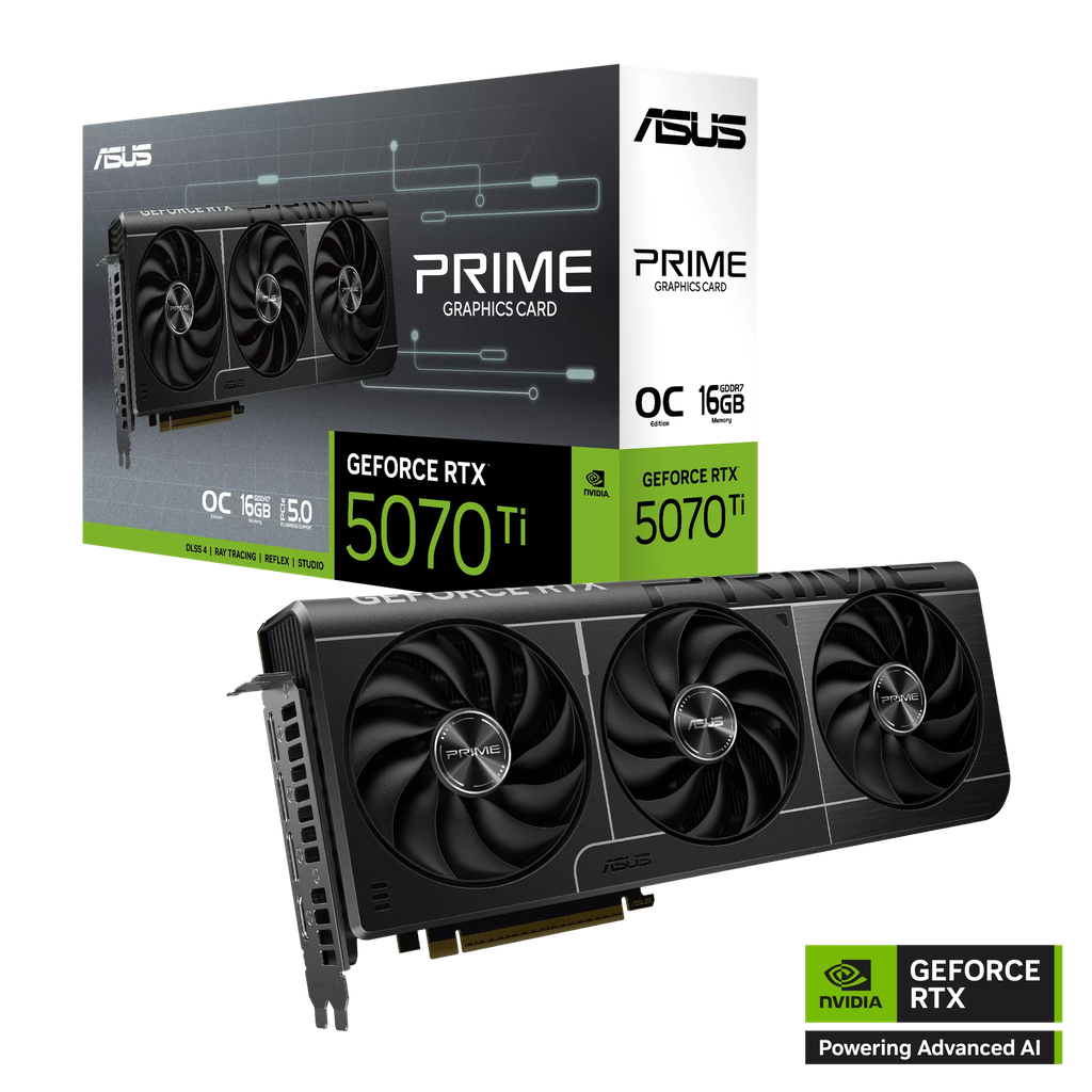 [SPE-3702] 16 GIGAS ASUS PRIME GEFORCE RTX 5070 Ti OC