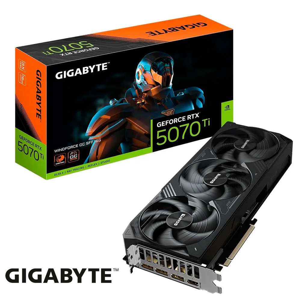 [SPE-3783] 16 GIGAS GIGABYTE GEFORCE RTX 5070 TI WINDF OC V2