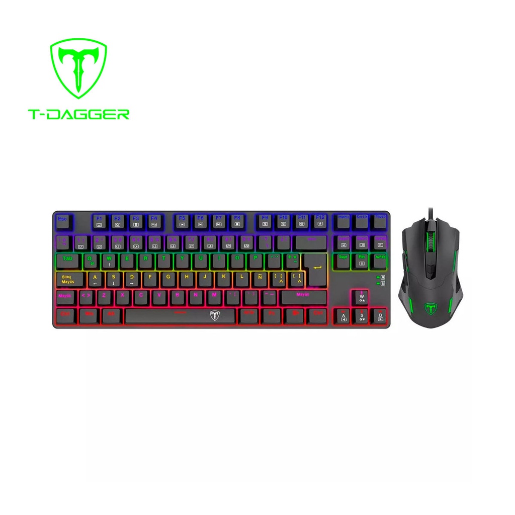 [SPE-21098] COMBO 2en1 T-DAGGER ADVANCE FORCE LITE (TECLADO+MOUSE)