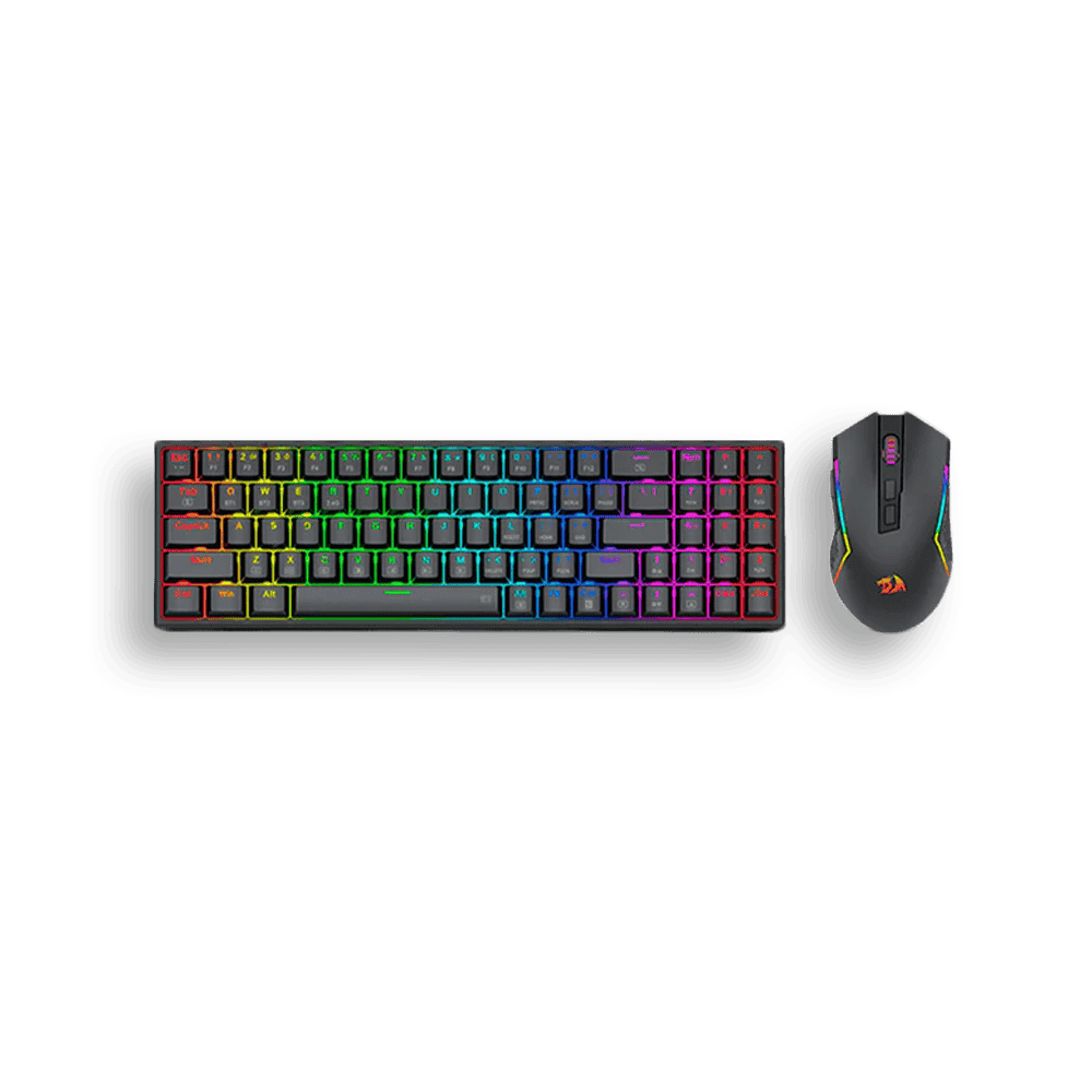 COMBO 2en1 TECLADO MOUSE REDRAGON S136 INALAMBRICO RGB