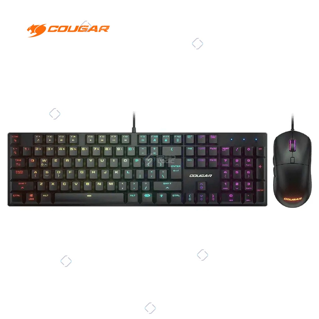 [SPE-21104] COMBO COUGAR TECLADO (MEC) SP RED+ MOUSE COMBAT S RGB