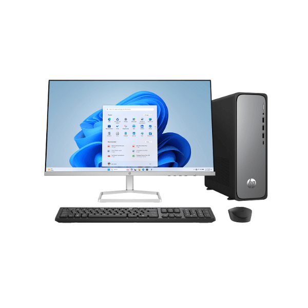 [INT-16594] PC HP OmniDesk Slim S03-0050LA, Intel Core I5 14400, SSD 512GB, DDR5 8GB, NO DVD, Monitor 23.8" S5 524SW FHD, Sin Sistema Operativo (C34KGLA#ABM)