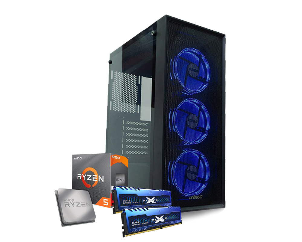 [ENS018] CPU APOLO RYZEN 5-5600G 500GB M.2 16GB RAM