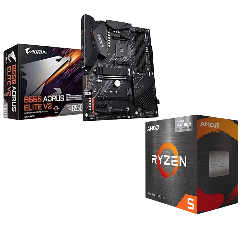 [COM047] Combo Board Procesador AMD Ryzen 5600G/B550 AORUS/