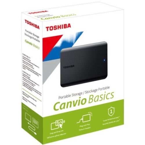 Disco Externo Toshiba Canvio Basics 4TB 3.0, Black