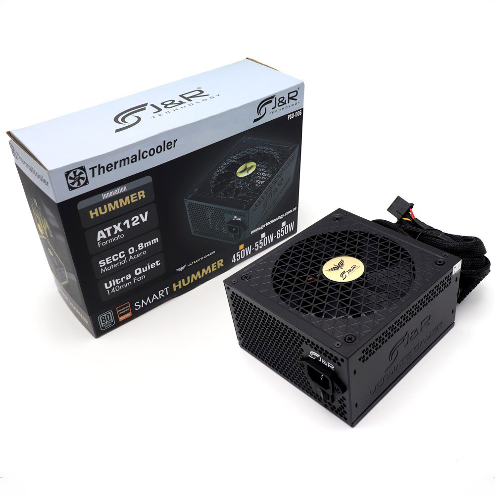 FUENTE DE PODER JYR 450W 80 PLUS SILVER