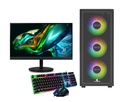 PC GAMER ICEBERG R5 5600G MONITOR 22" 16GB RAM SSD 480GB