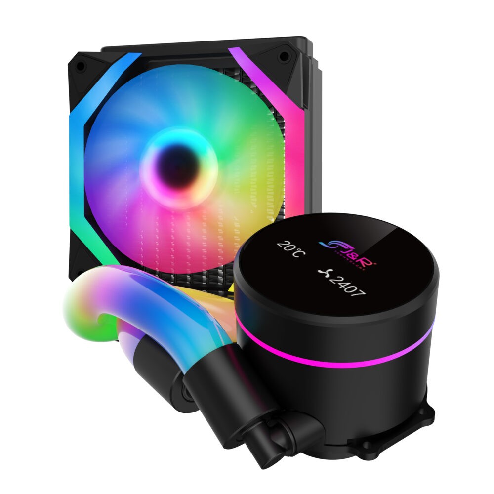 REFRIGERACION LIQUIDA JYR 120MM NOXIUS X1 RF-001 ARGB NEGRA