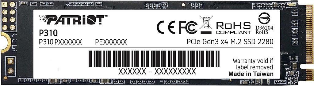 SSD NNVe 960GB Gen3x4 P310 PATRIOT