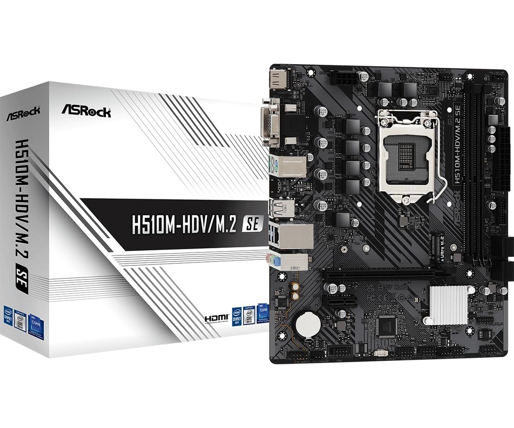 [H510M] BOARD ASROCK H510M-HDV/M.2 SE SOCKET 1200 10GN/11GN