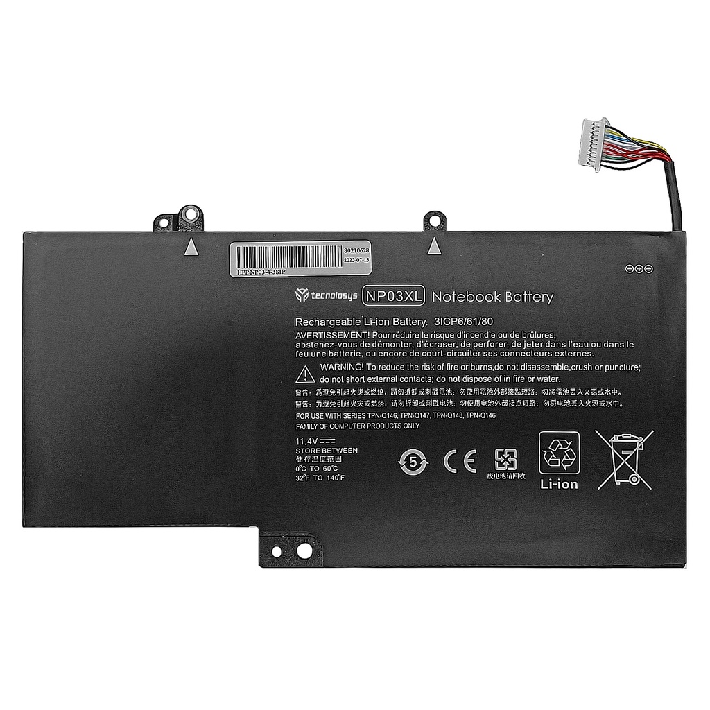 Batería Hp Pavilion np03xl X360 11-N010DX / 11-K05 NP03XL