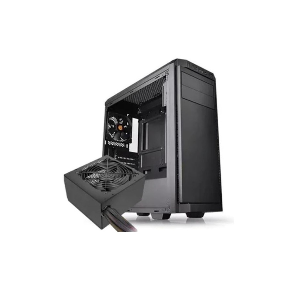 CHASIS THERMALTAKE V100 ACRILICO + FUENTE 450W