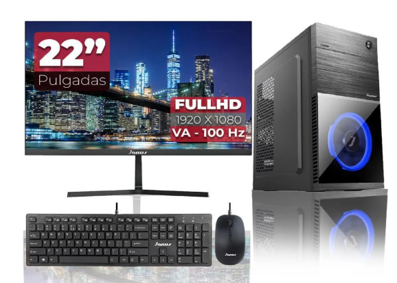 COMBO JANUS CORE I5-12400 / 16GB RAM / SSD M.2 512GB + MONITOR 22" IPS FHD / TECLADO Y MOUSE