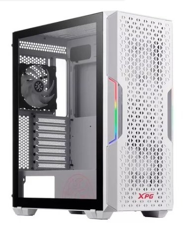 Chasis XPG Rgb Starker + 2 Fan bLanca