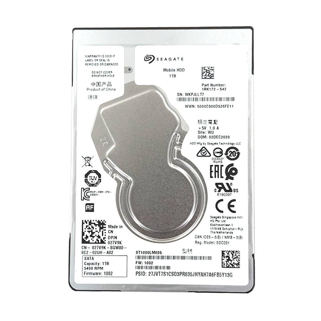 [SE145] D.D PORTATIL 1TB SEAGATE MODELO: 1RK172-542