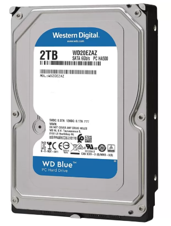 Disco Duro HDD Western Digital 2TB Blue WD20EZAZ
