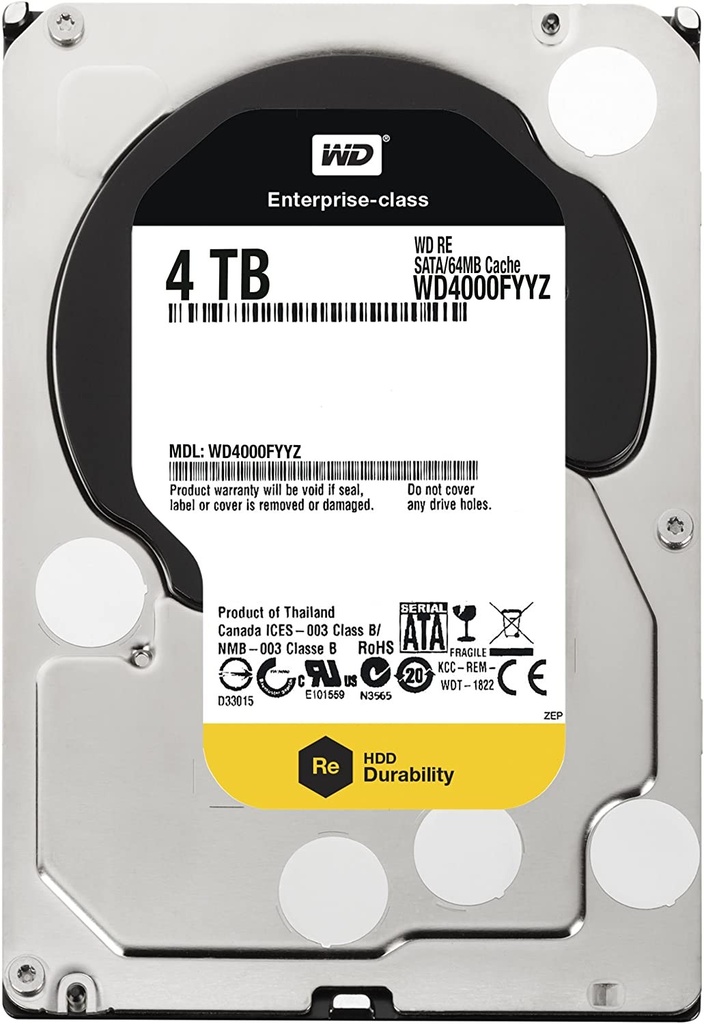 Disco duro HDD Western Digital - Empresarial 4 TB, SATA III