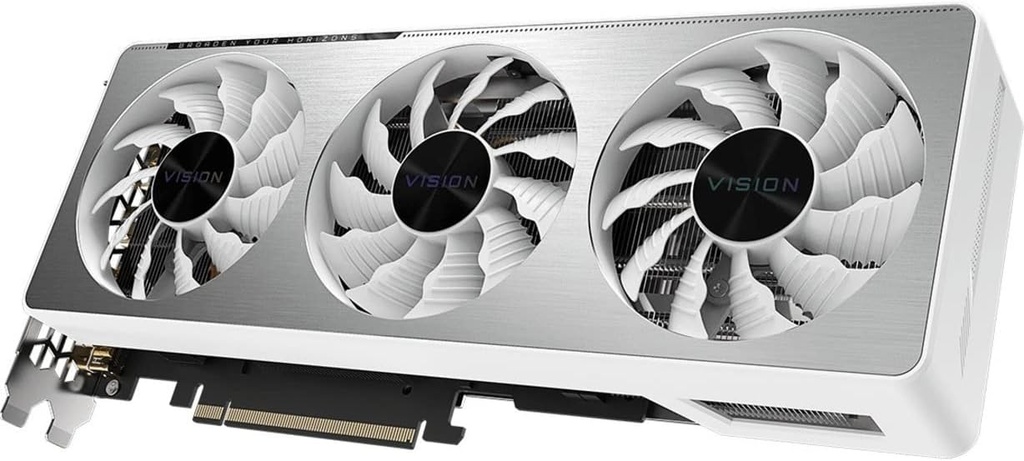 [G1234] GIGABYTE GEFORCE RTX 3070 VISION OC 8G 3 ventiladores WINDFORCE, LHR, 8 GB 256 bits GDDR6, GV-N3070VISION OC-8GD REV2.0 OPEN BOX