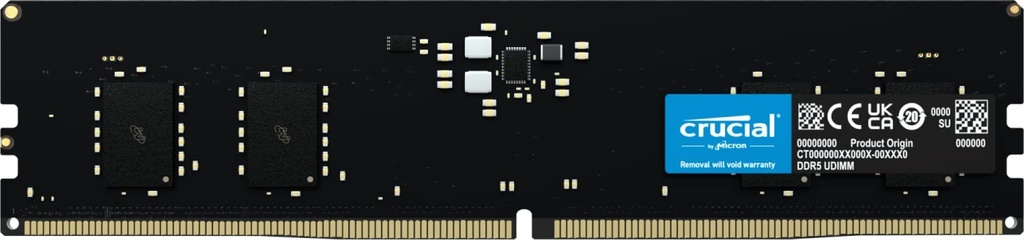 MEMORIA RAM PC 8GB DDR5 4800 MHz CL40 CRUCIAL