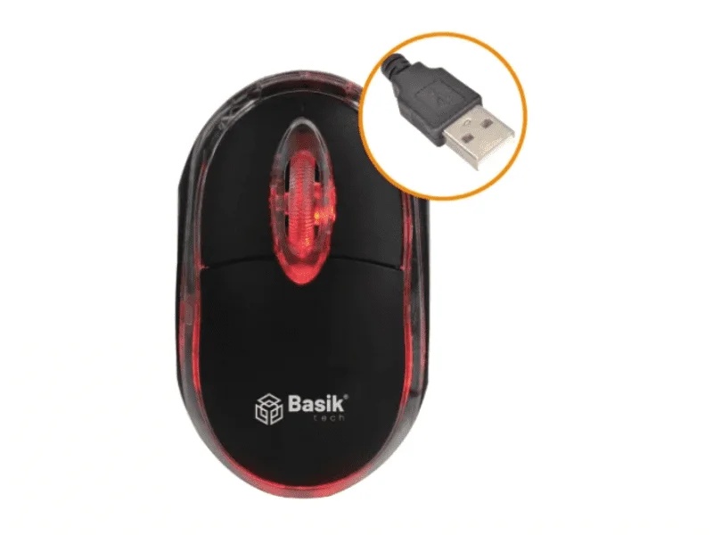 [MBASIK] MINI MOUSE ÓPTICO BASIK TECH USB-a 2.0