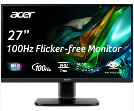 MONITOR ACER 27" EK271 / 100HZ / 1MS / IPS / 1920x1080 FULL HD