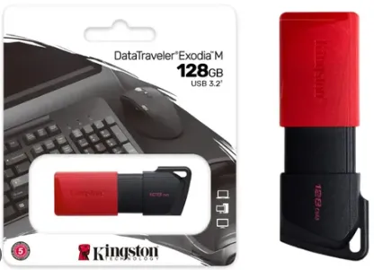 [MK128M] Memoria Usb Kingston DataTraveler ExodiaM 128GB 3.2