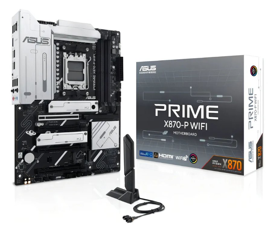 Motherboard Asus Prime X870-p Wifi Am5 2 Color Negro