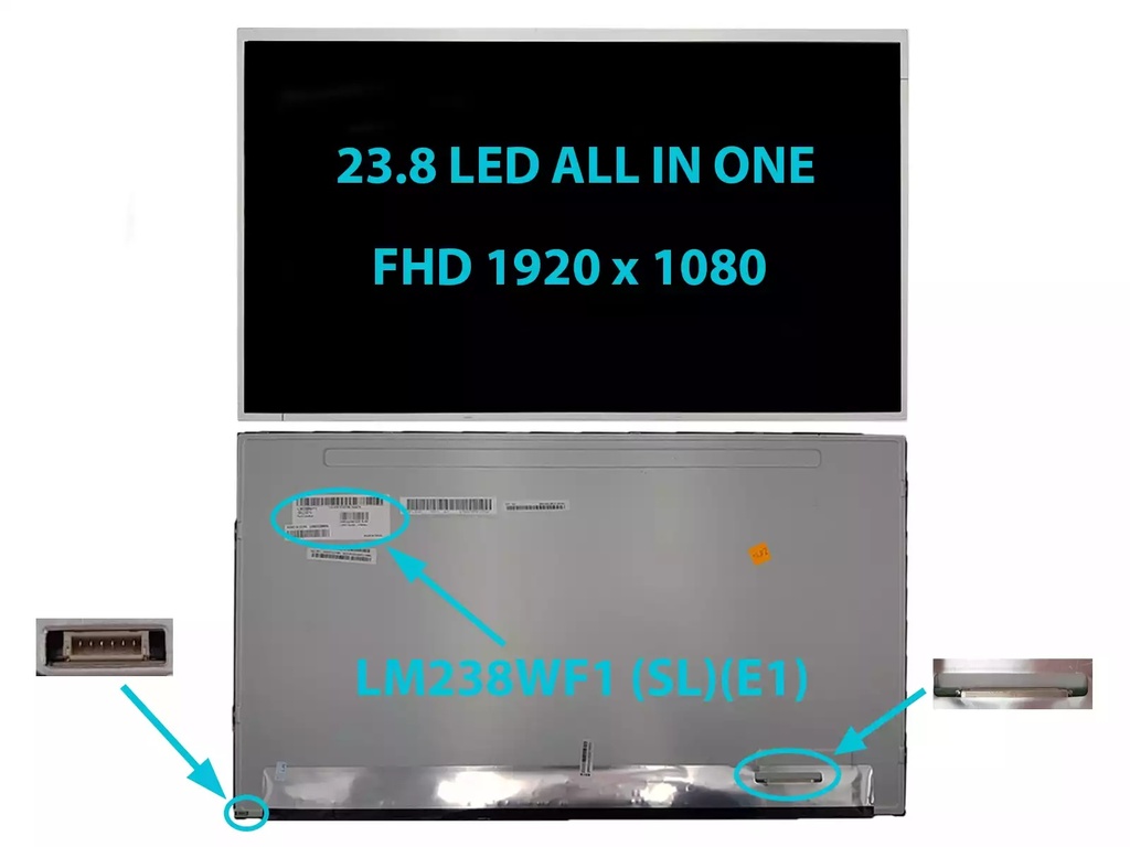 PANTALLA TODO EN UNO LED 23.8 PUL IPS ALL IN ONE MODELO: LM238WF1(SL)(E1)