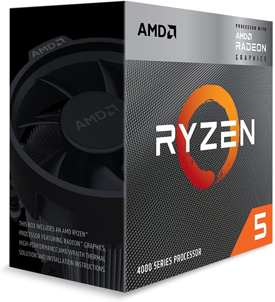 Procesador AMD Ryzen 5 4600G AM4 6 núcleos y 12 hilos con enfriador Wraith Stealth