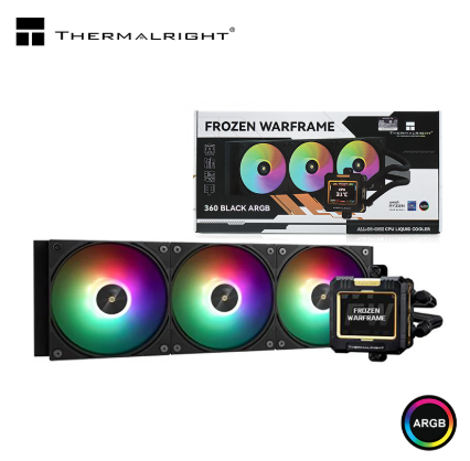 REFRIGERACION LIQUIDA THERMALRIGHT FROZEN WARFRAME 360 BLACK ARGB