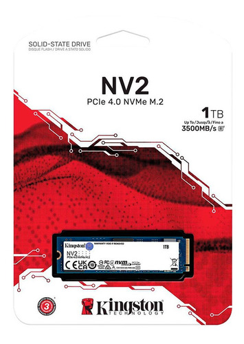 [A10000] SSD M.2 NVME 1TB KINGSTON NV2 PCIe 4.0 M.2