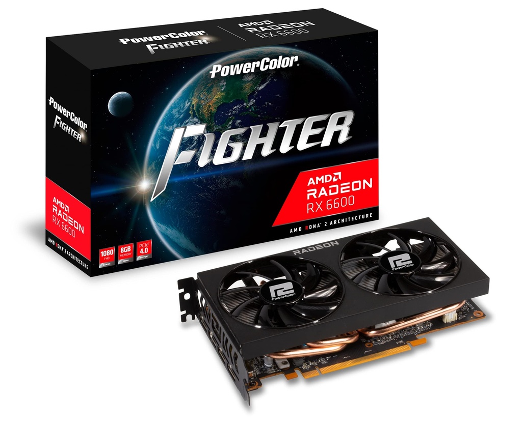 TARJETA DE VIDEO AMD RADEON RX 6600 8GB GDDR6 POWER COLOR