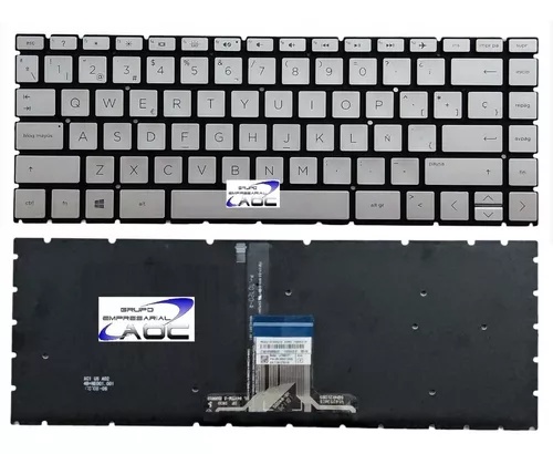 TECLADO HP 14-DA 14-CE 14-CK 14-CD X360 14-CM 240-G7 245-G7 246-G7 plateado retroiluminado