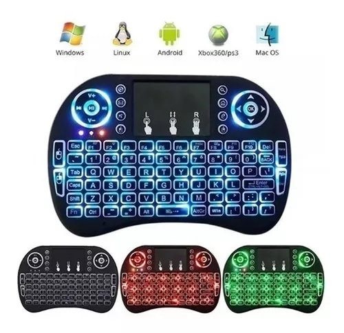 TECLADO MINI INALAMBRICO PARA SMART TV RETROILUMINADO