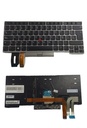 TECLADO PORTATIL LENOVO THINKPAD E480 E485 L490 L495 E495 L480 L380 E490 YOGA T480 T480S T490 GRIS