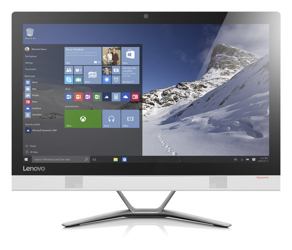 TODO EN UNO LENOVO 300-22ACL AMD A6-7310 2.0GHZ DDR3 16GB SOLIDO 240GB LED 21.5