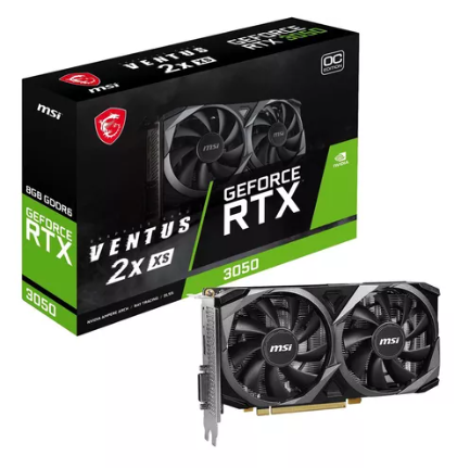 TARJETA VIDEO MSI Geforce RTX 3050 Ventus 2x Oc 8GB