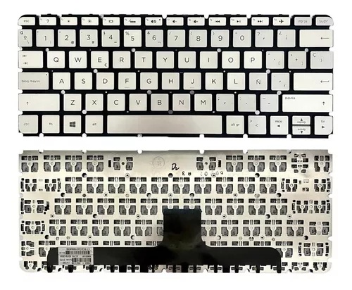 Teclado Hp Envy 13-ab 13-ab004la 13-ab002la 13-ab005la Plateado