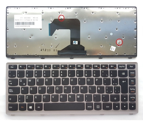 Teclado Lenovo Ideapad S300 / S400T / S400-IFI GRIS