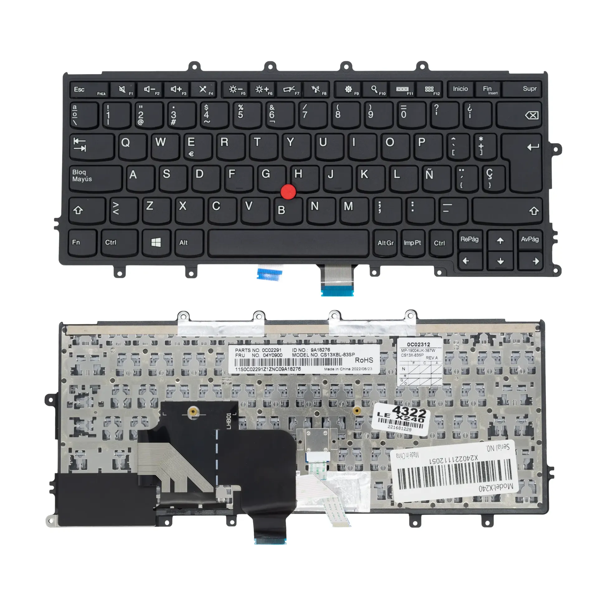 Teclado Lenovo Thinkpad X230S / X250 / X270 X240