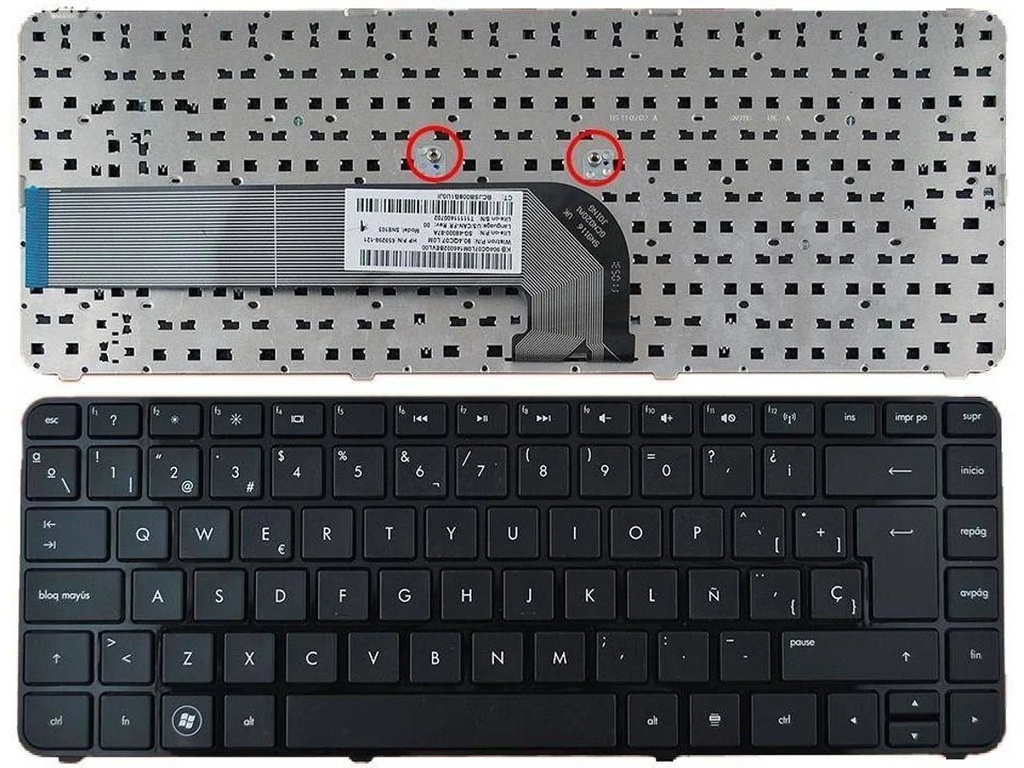 Teclado Portatil Hp DV4-4000 / DM4-3000 / NEGRO