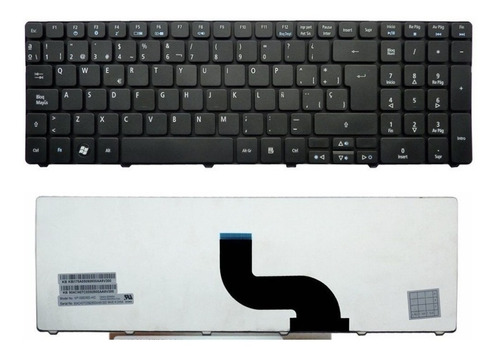 [A05117] Teclado Portátil Acer Aspire 5250 / 7250 / 5750z / 5349  5810 5750 5733 5810 Tg As5810t 5745