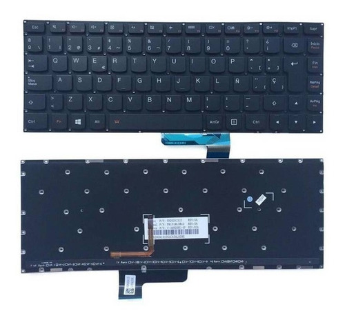 Teclado Portátil Lenovo Yoga 2 13 Ideapad E31-70 RETROILUMINADO